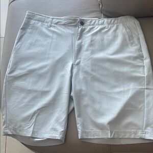 Pebble Beach Light Gray Men's Flat Front Shorts
